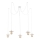 Argon 2077 - Lampadario a sospensione con filo CORSO 5xE27/15W/230V ragno bianco
