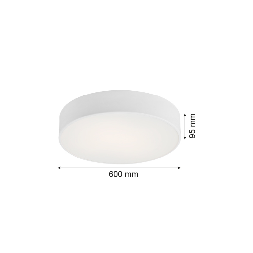 Argon 2082 - Plafonnier DARLING 5xE27/15W/230V d. 60 cm blanc