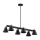Argon 2552 - Lampadario su palo AVALONE 6xE27/15W/230V nero/oro