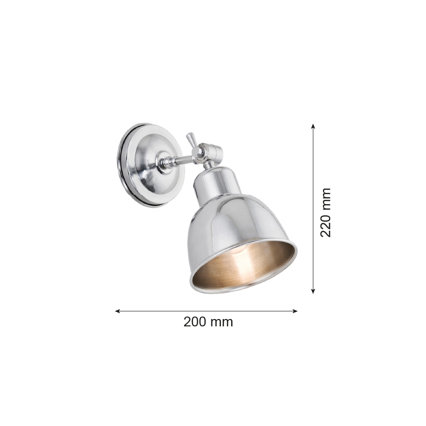 Argon 3172 - Applique EUFRAT 1xE27/60W/230V