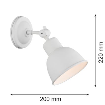 Argon 3182 - Applique EUFRAT 1xE27/60W/230V