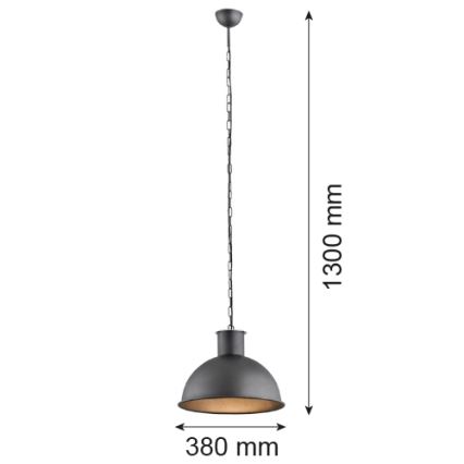 Argon 3192 - Hängeleuchte EUFRAT 1xE27/60W/230V