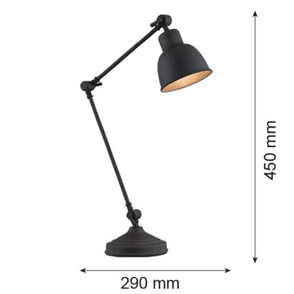 Argon 3197 - Lampe de table EUFRAT 1xE27/15W/230V