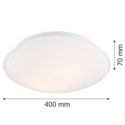 Argon 3224 - Plafonnier GIN 3xE27/15W/230V blanc