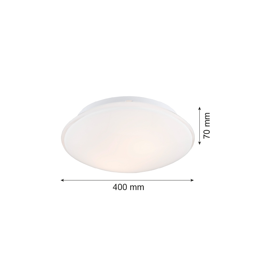 Argon 3224 - Plafonnier GIN 3xE27/15W/230V blanc