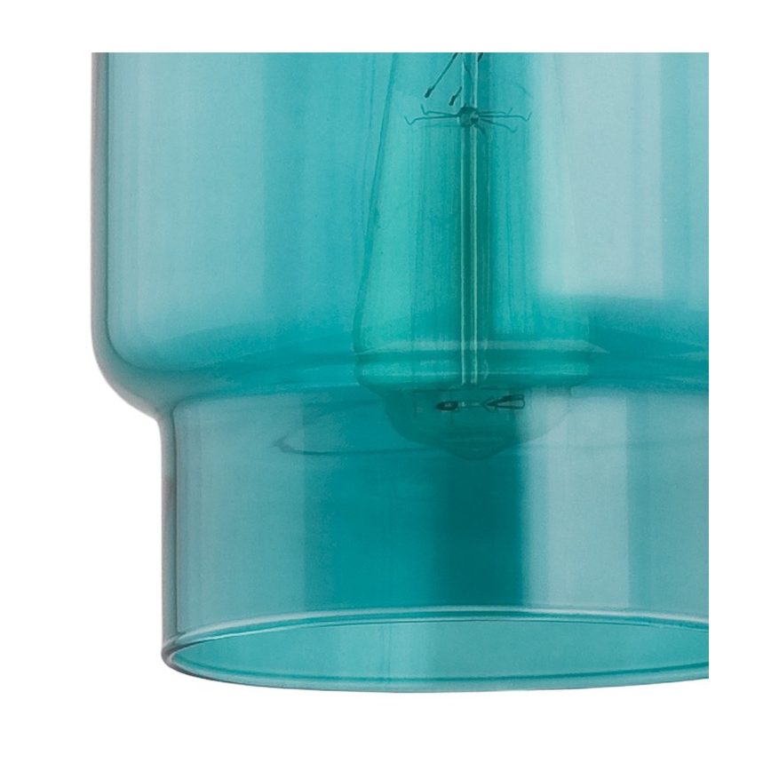 Argon 3271 - Lampadario su corda NEWA 1xE27/15W/230V turchese