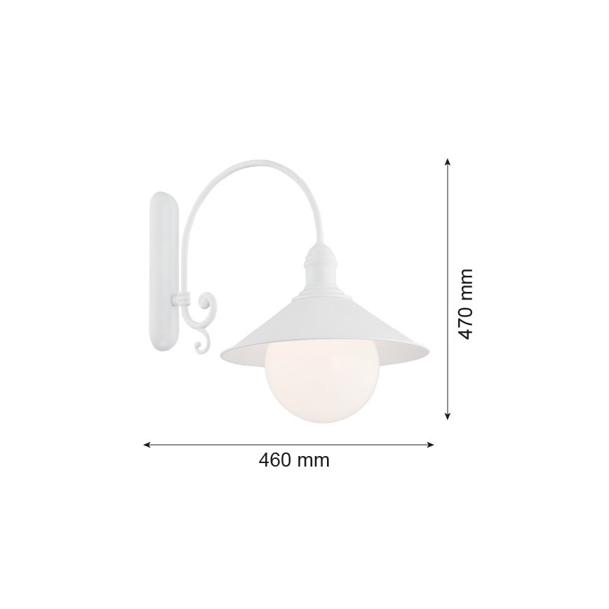 Argon 3297 - Applique ERBA BIS 1xE27/60W/230V