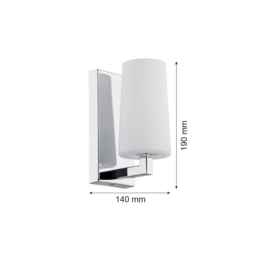 Argon 3358 - Applique CAMELOT 1xE27/15W/230V cromo lucido