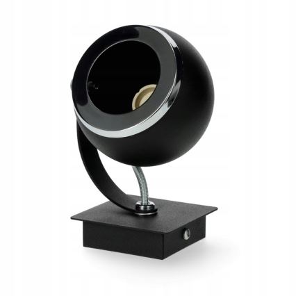 Argon 3638 - Spot mural KOS 1xGU10/5W/230V noir/chrome brillant