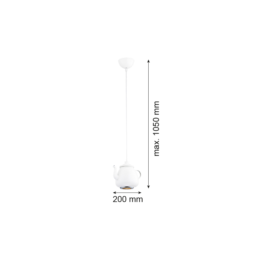 Argon 3650 - Decken-Hängeleuchte JAMAJKA 1xGU10/50W/230V