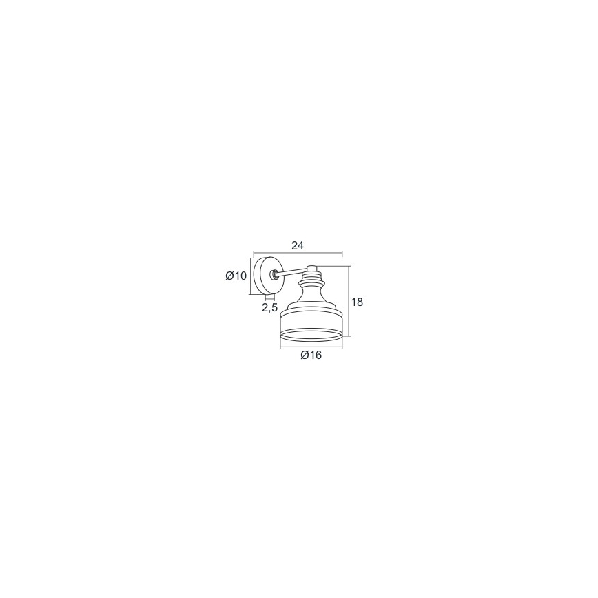 Argon 3796 - LED Wandbeleuchtung TULUZA LED/5W/230V