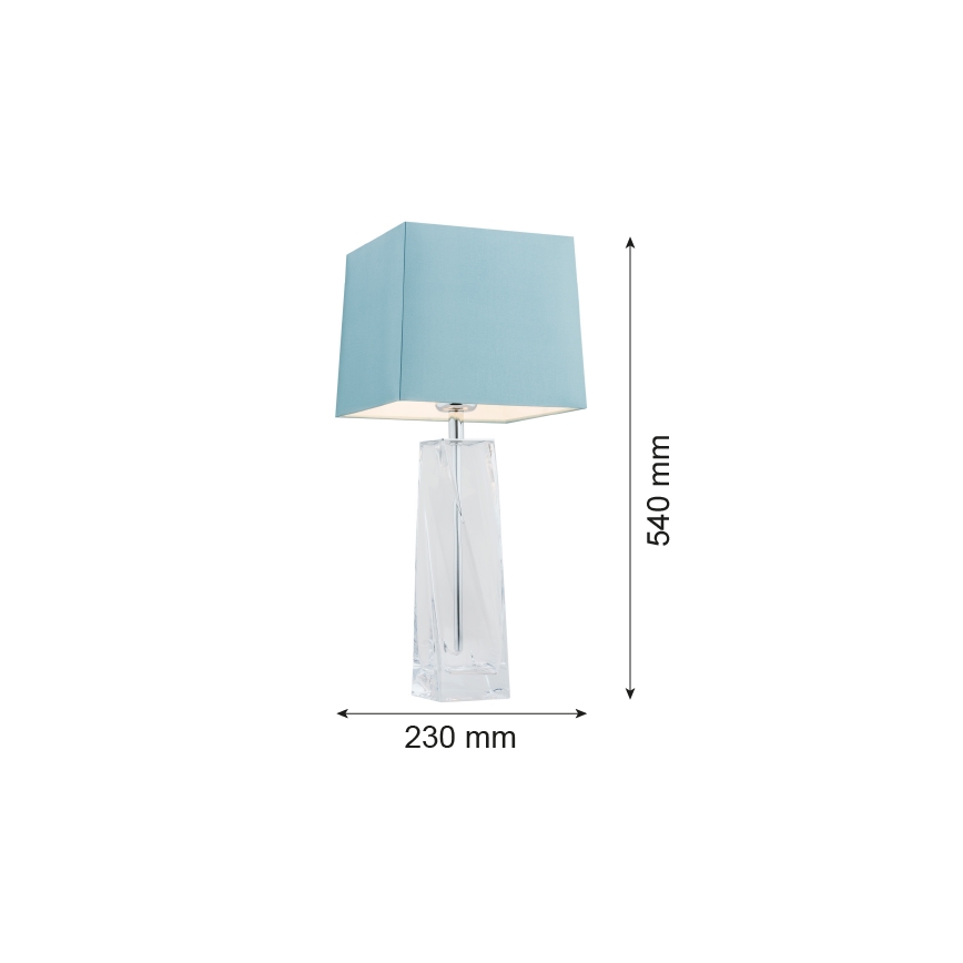 Argon 3839 - Lampada da tavolo LILLE 1xE27/15W/230V blu