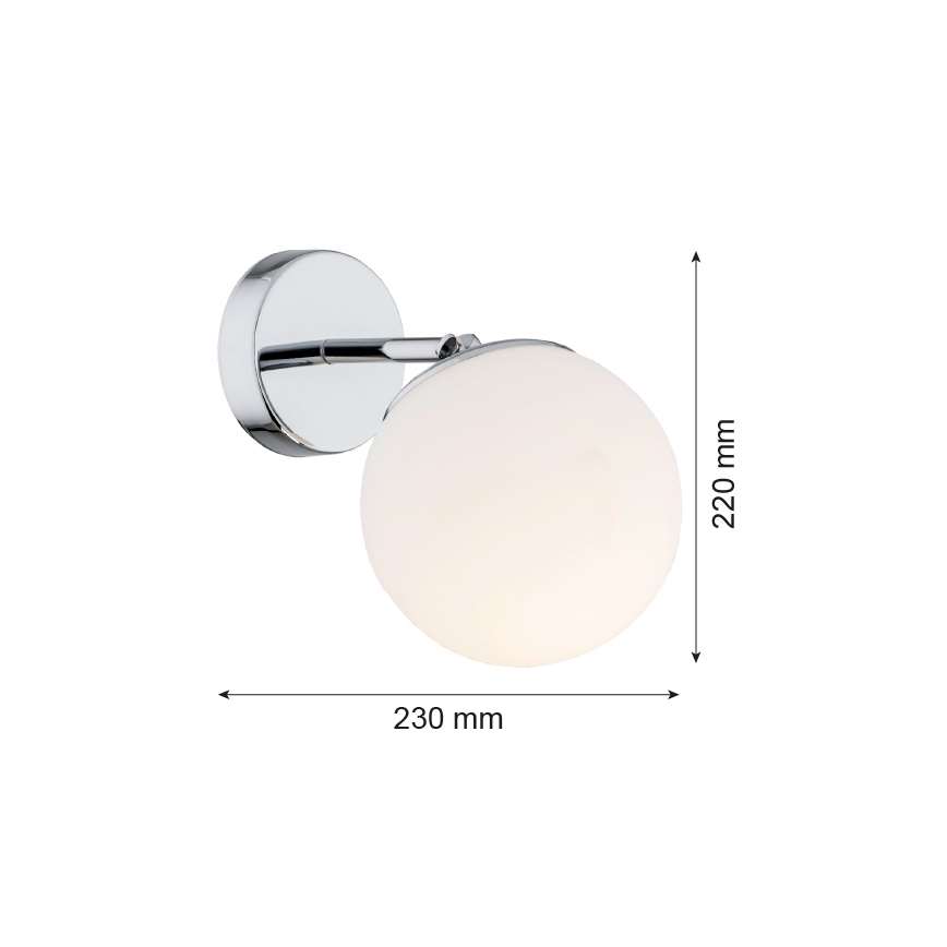 Argon 3988 - Wandlampe SATELITE 1xE27/15W/230V chrom glänzend