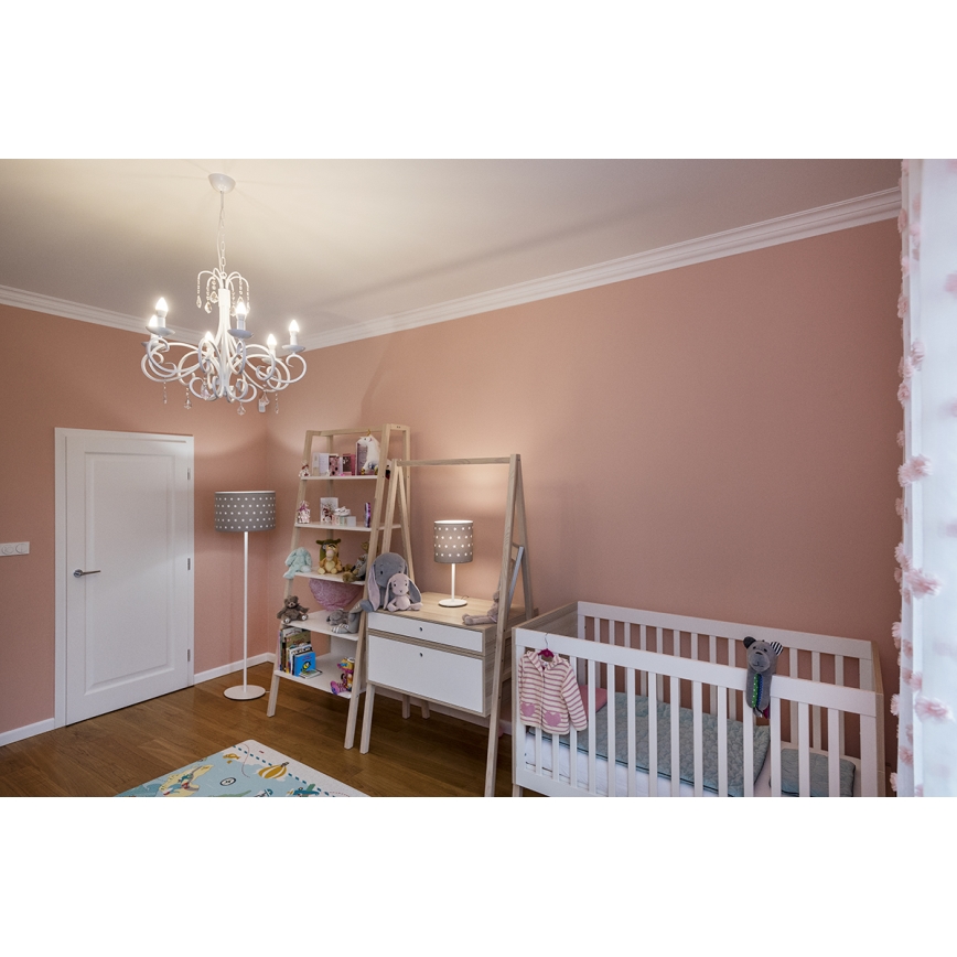 Argon 4126 - Lampada da tavolo MAGIC 1xE27/15W/230V grigio/bianco