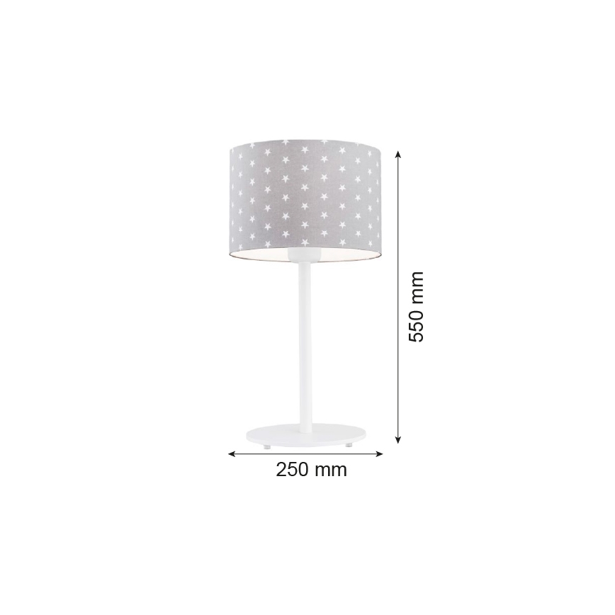 Argon 4126 - Lampe de table MAGIC 1xE27/15W/230V gris/blanc
