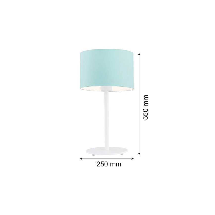 Argon 4127 - Lampe de table MAGIC 1xE27/15W/230V turquoise/blanc