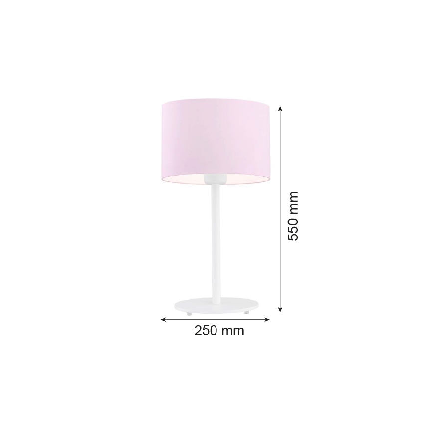 Argon 4128 - Lampe de table MAGIC 1xE27/15W/230V rose/blanc
