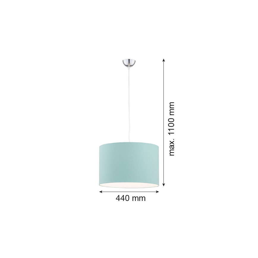 Argon 4135 - Suspension filaire MAGIC 1xE27/15W/230V turquoise