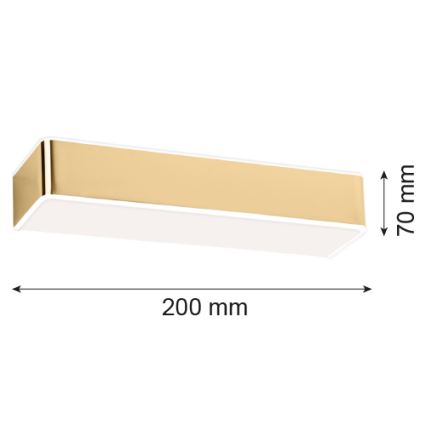 Argon 4147 - Applique RODAN 1xE27/15W/230V oro