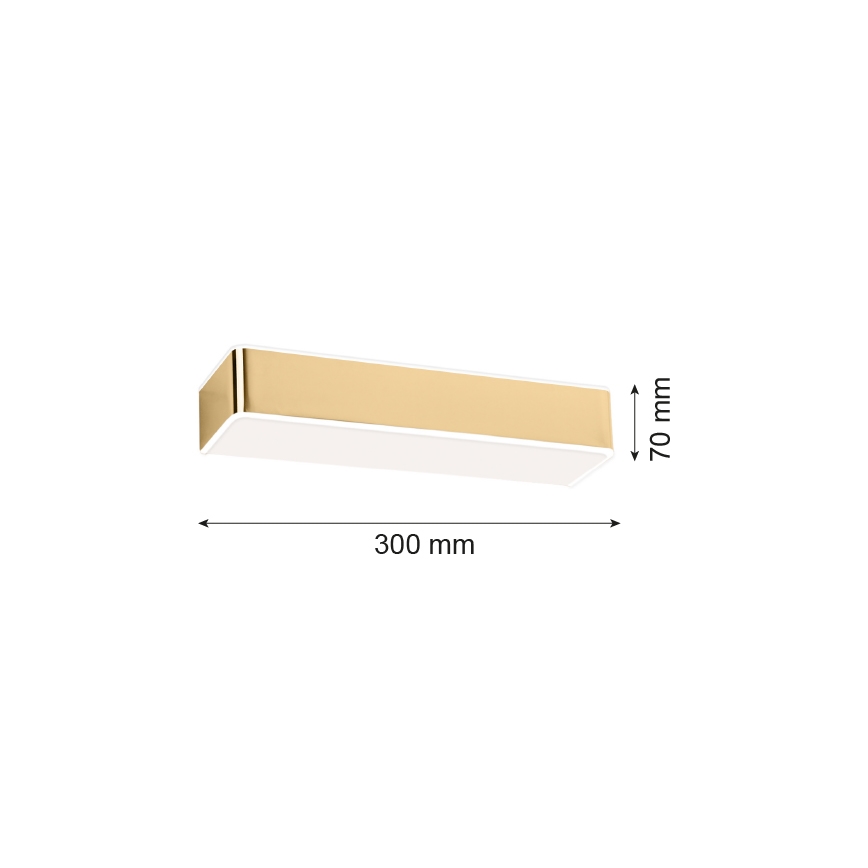 Argon 4148 - Applique RODAN 1xE27/15W/230V oro