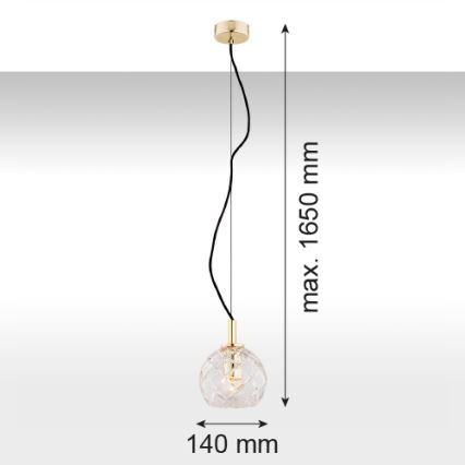 Argon 4200 - Lampadario  a sospensione OVIEDO 1xE27/15W/230V