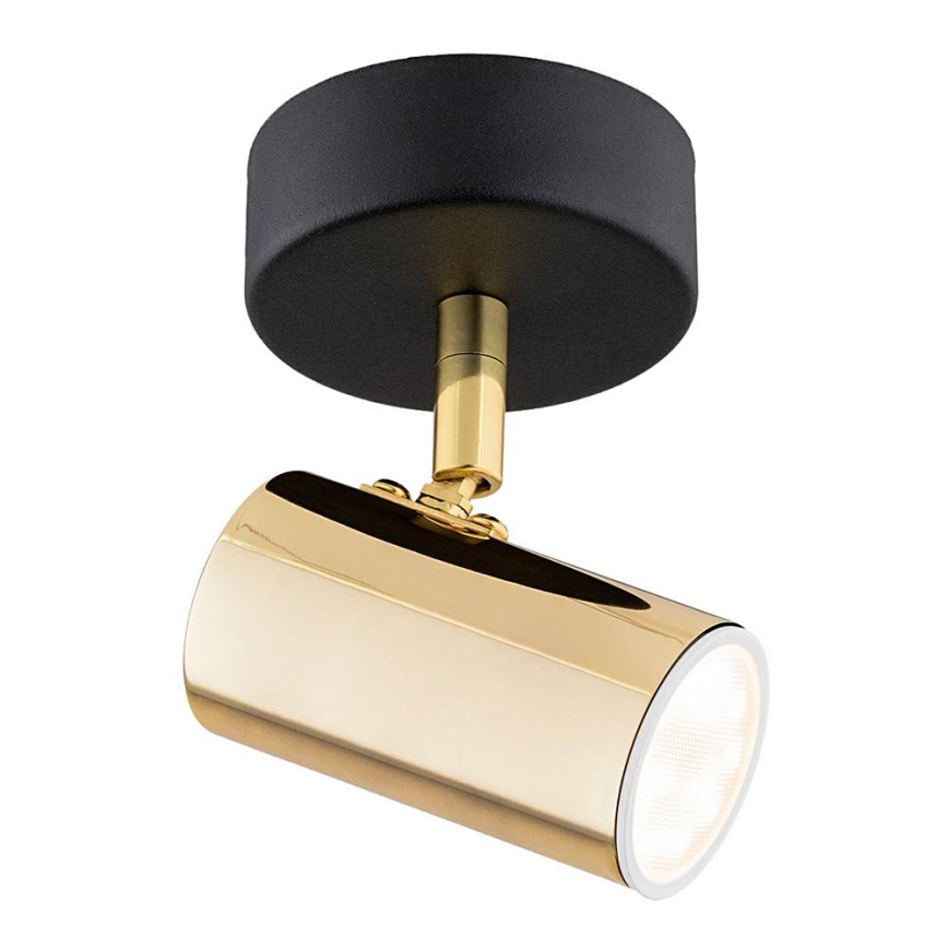 Argon 4208 - Faretto da soffitto LAGOS 1xGU10/5W/230V ottone/nero