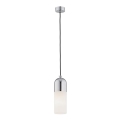 Argon 4211 - Lampadario su corda BURGOS 1xE27/15W/230V cromo lucido