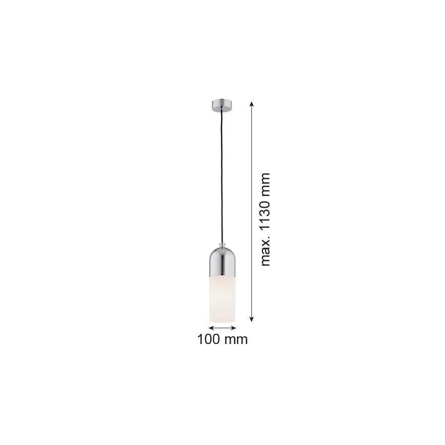 Argon 4211 - Suspension filaire BURGOS 1xE27/15W/230V chrome brillant
