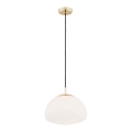 Argon 4316 - Lampadario su filo TRINI 1xE27/15W/230V ottone