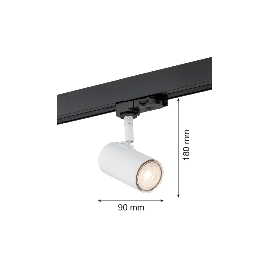 Argon 4327 - Faretto per sistema a binario HORTA 1xGU10/5W/230V bianco