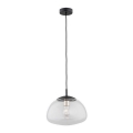 Argon 4332 - Lampadario su filo TRINI 1xE27/15W/230V d. 30 cm nero