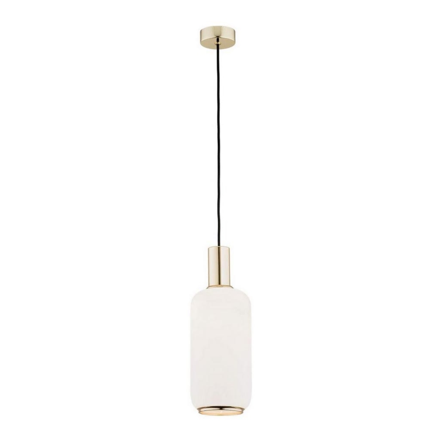 Argon 4356 - Lampadario a sospensione con filo SAGUNTO 1xE27/15W/230V diametro 14 cm ottone