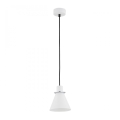 Argon 4681 - Suspension filaire BEVERLY 1xE27/15W/230V blanc / chrome brillant