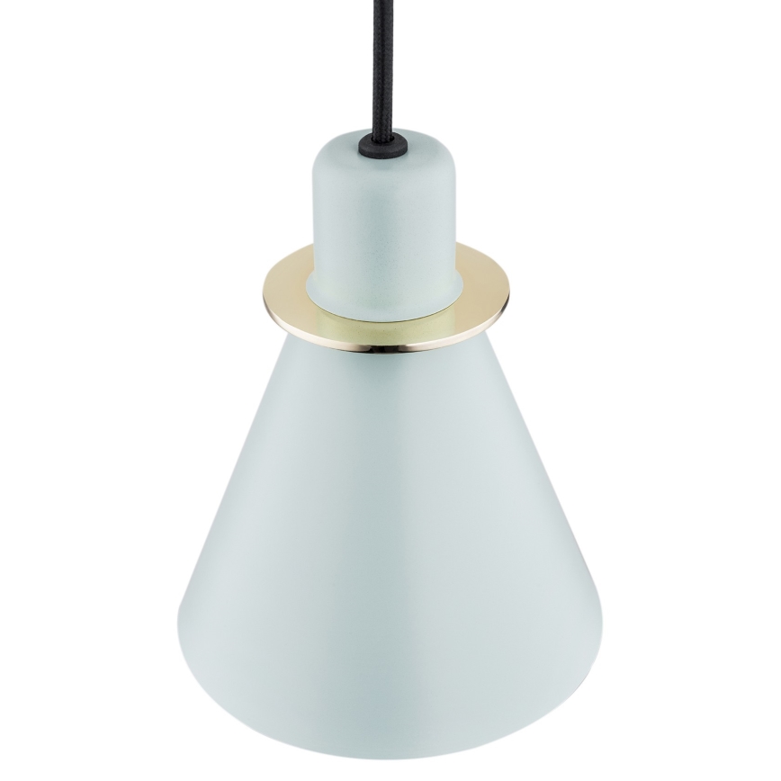 Argon 4682 - Lampadario su filo  BEVERLY 1xE27/15W/230V blu/oro