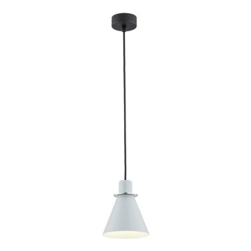 Argon 4683 - Lampadario su filo BEVERLY 1xE27/15W/230V blu/cromo lucido