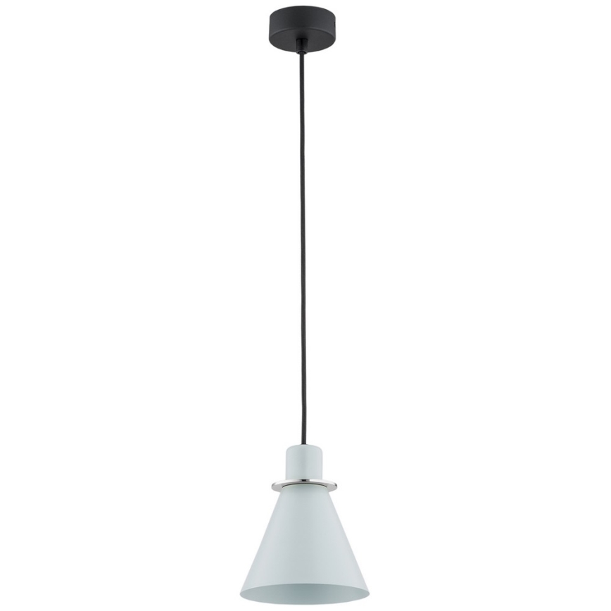 Argon 4683 - Suspension filaire BEVERLY 1xE27/15W/230V bleu/chrome brillant