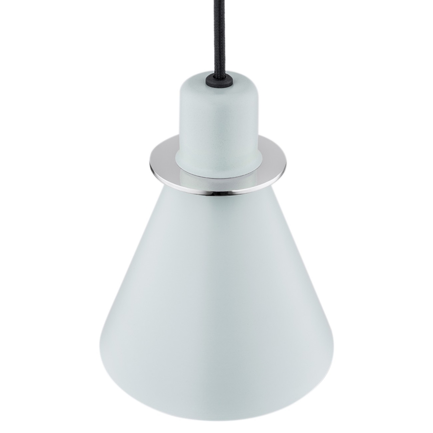 Argon 4683 - Suspension filaire BEVERLY 1xE27/15W/230V bleu/chrome brillant