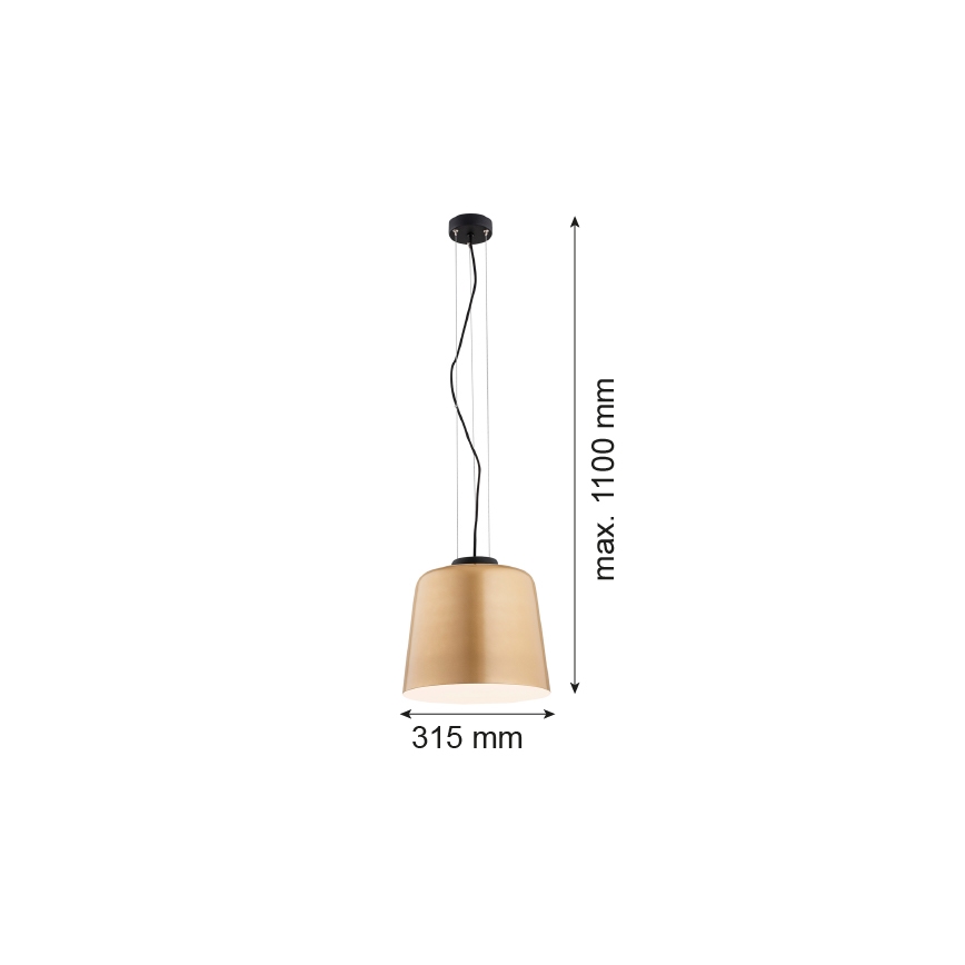 Argon 4690 - Lampadario su filo BERKLEY 1xE27/15W/230V