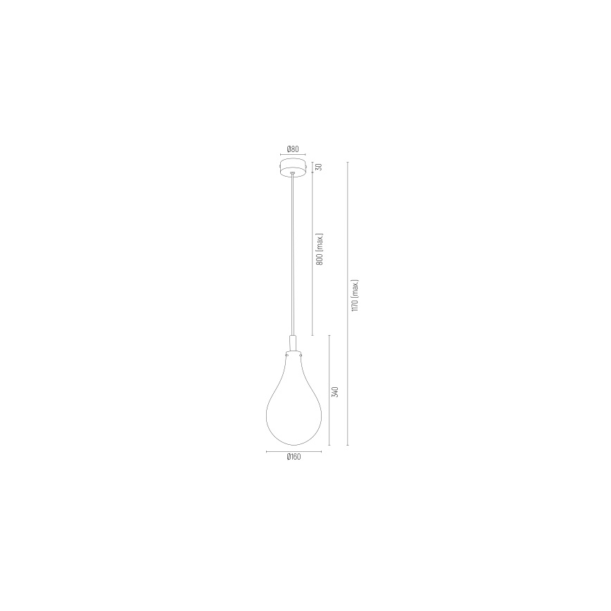 Argon 4716 - Suspension filaire OAKLAND 1xG9/6W/230V