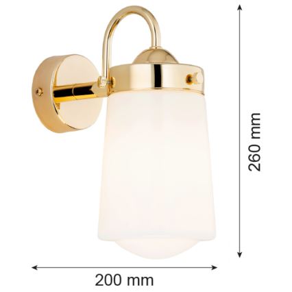 Argon 4717 - Applique da bagno PASADENA 1xE27/15W/230V IP44