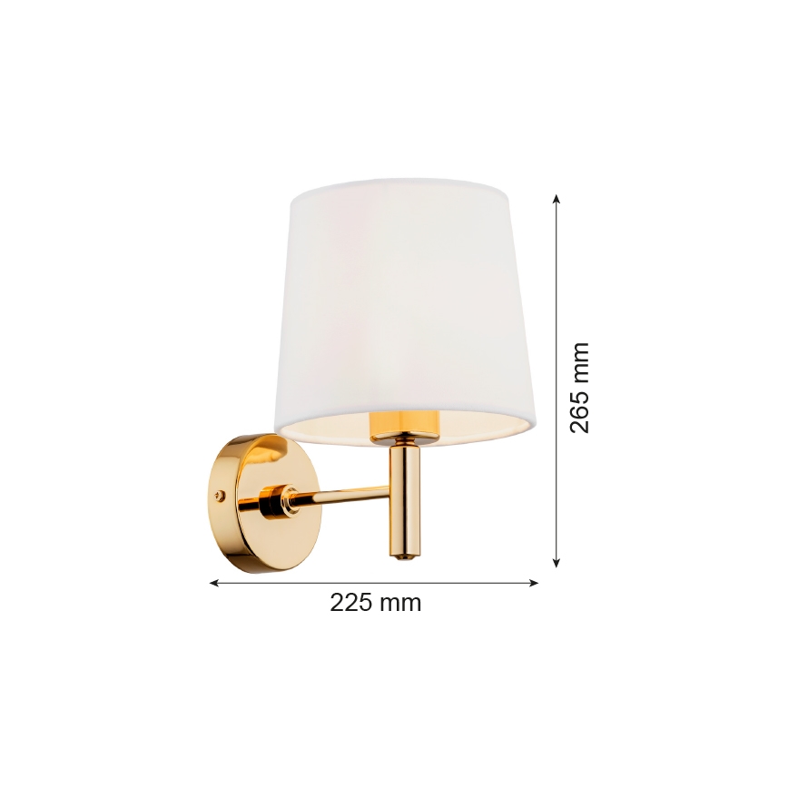 Argon 4728 - Applique murale PONTE 1xE27/15W/230V