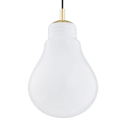 Argon 4879 - Hängeleuchte JESSE 1xE27/15W/230V gold/weiß