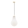 Argon 4879 - Lampadario a sospensione con filo JESSE 1xE27/15W/230V oro/bianco