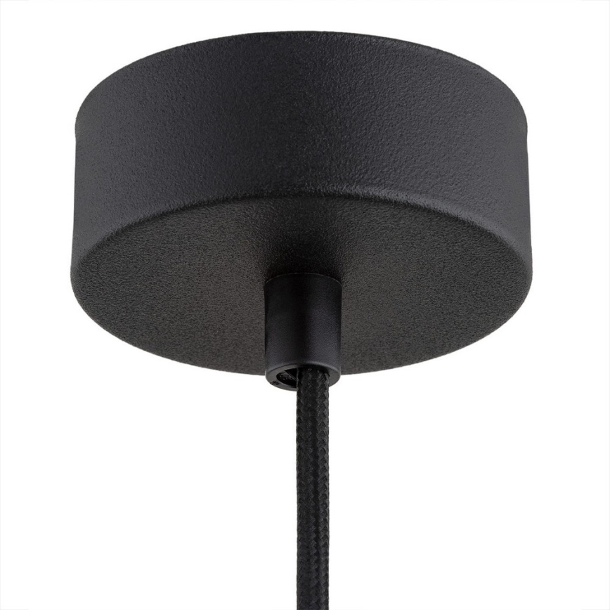 Argon 4915 - Lampadario a sospensione con filo ORTE 1xE27/15W/230V nero