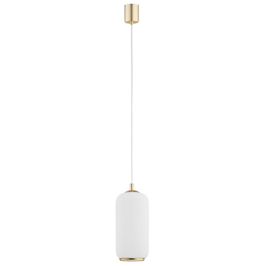 Argon 4993 - Hängeleuchte PALLADO 1xE27/15W/230V gold/weiß