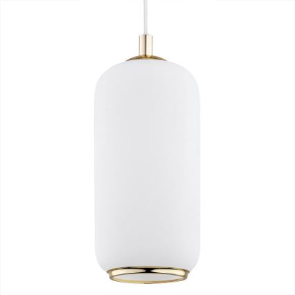 Argon 4993 - Hängeleuchte PALLADO 1xE27/15W/230V gold/weiß