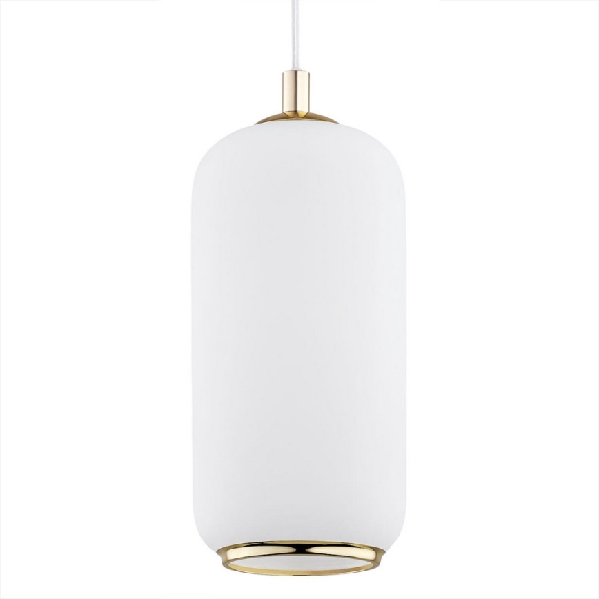 Argon 4993 - Hängeleuchte PALLADO 1xE27/15W/230V gold/weiß