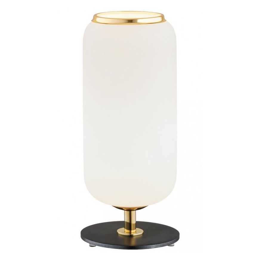 Argon 4994 - Lampada da tavolo VALIANO 1xE27/15W/230V nero/bianco/oro