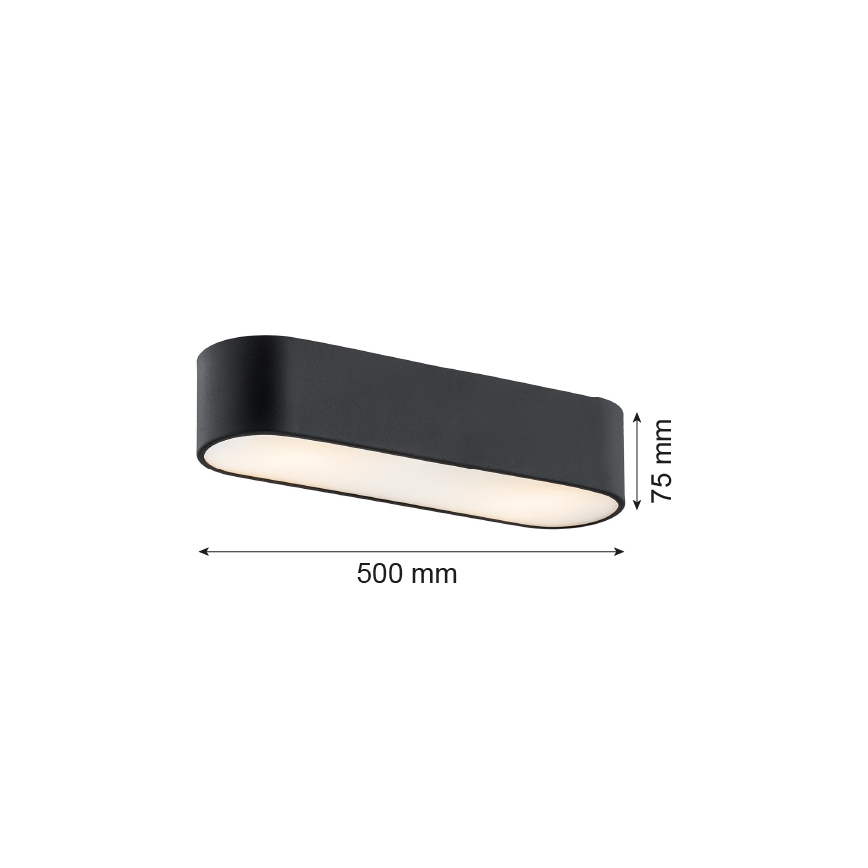 Argon 6000 - Plafonnier TONI 3xE27/15W/230V noir