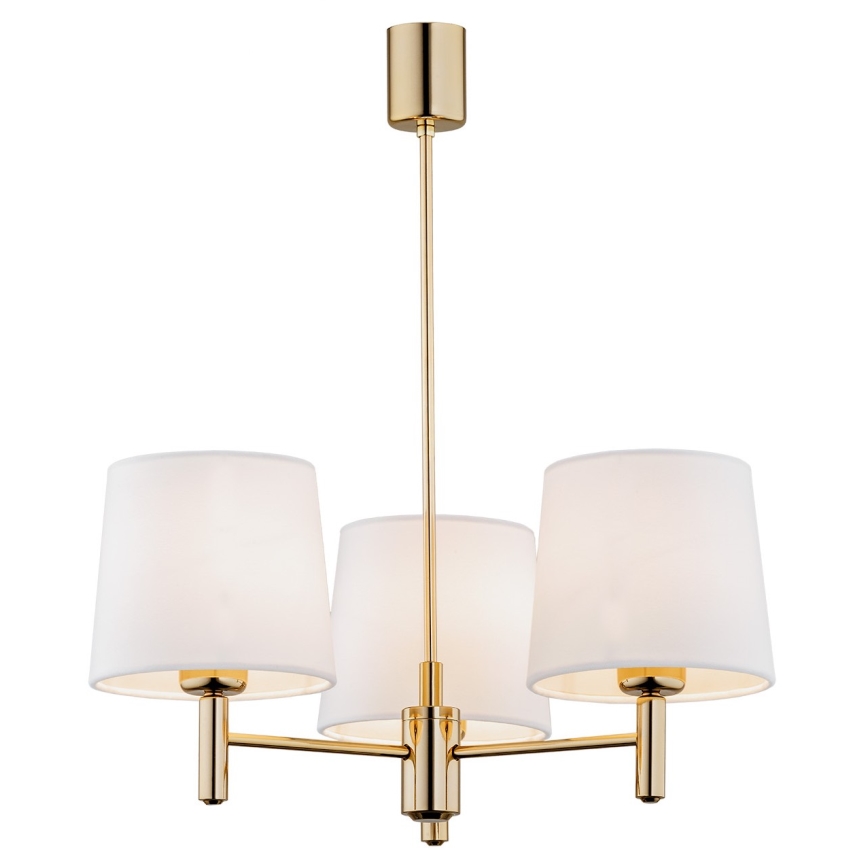 Argon 6110 - Lampadario a sospensione con supporto rigido PONTE 3xE27/15W/230V